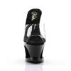 Pleaser - MOON701HRS Mules à talons - Chaussures de pole dance - Noir/Rouge Product image